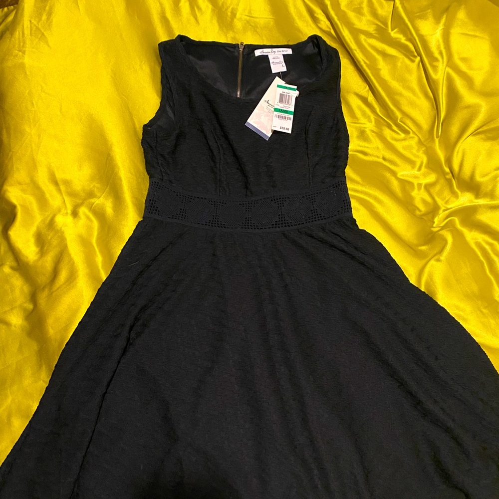 Classic black San Juan style party dress